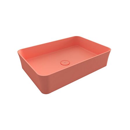 Bocchi Slim Line Dikdörtgen Lavabo 55x38 cm Mat Somon