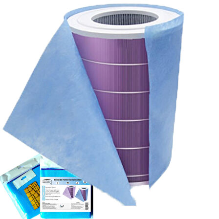 Filterhauz Xiaomi Mi Uyumlu Air Purifier 4 Lite İçin Toz Tutucu Filtre 10 Adet