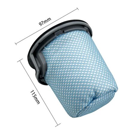 Roborock S7 Sonic Max V T7S Plus Uyumlu Dock Ön Filtre (2 Adet)