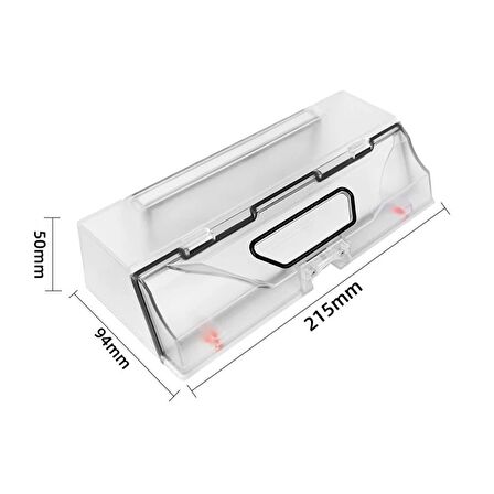Dreame Vacuum Mop D9 Pro Uyumlu Toz Haznesi ve 4 Ad Hepa Filtre