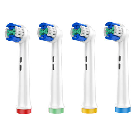 3D Maxcare - 3 Boyutlu Temiizlik Oral-B Uyumlu Diş Fırçası Başlığı - 4 Adet Yedek Başlık