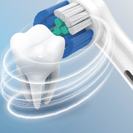 3D Maxcare - 3 Boyutlu Temiizlik Oral-B Uyumlu Diş Fırçası Başlığı - 4 Adet Yedek Başlık