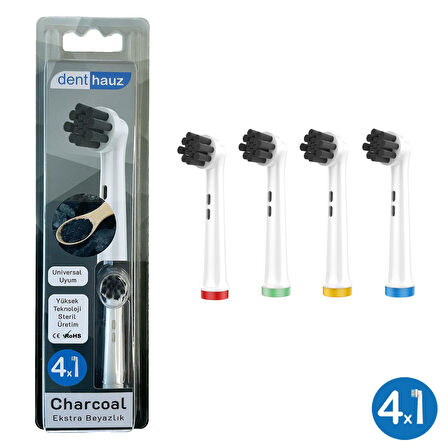 Dev Set 16 Adet  Comfy + X Cross + 3D Maxcare + Charcoal Oral-B Uyumlu Yedek Diş Fırçası Başlıkları