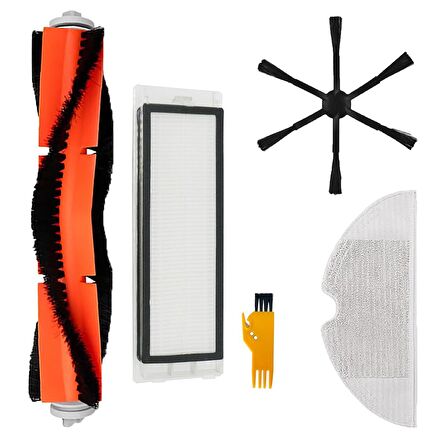 Xiaomi Vacuum Mop 2C (XMSTJQR2C / STYTJ03ZHM) Siyah Filtre Fırça Mop Yedek Set