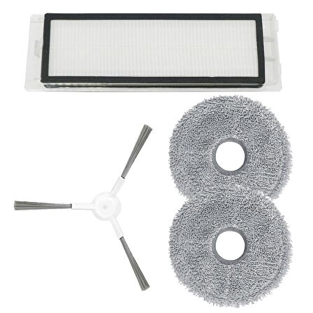 Xiaomi S10 Pro (S10T değil) Yan Fırça - Filtre - Mop bezi