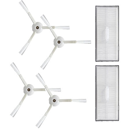 Roborock S8 , S8 Plus , S8 Pro Ultra Uyumlu Beyaz 6 Parça Yedek Set
