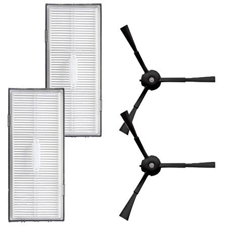 Roborock S8 , S8 Plus , S8 Pro Ultra Uyumlu Siyah Lite Set