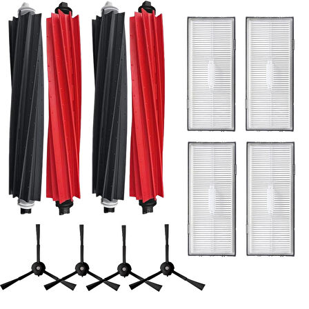 Roborock S8 , S8 Plus , S8 Pro Ultra Uyumlu Siyah Mega Set