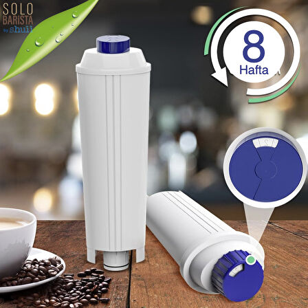 Pure Kafe DS012 - Delonghi DLSC002 için 2 Adet Kahve Makinesi Su Filtresi 