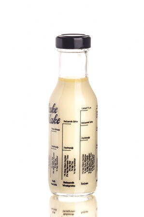 Shake & Make Salata Sosu Şişesi 250 ml | Üzerinde 8 Tarif + Ölçü Kaşığı, Huni & Tarif Kitabı Hediye– Shake Up!