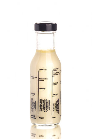 Shake & Make Salata Sosu Şişesi 250 ml | Üzerinde 8 Tarif + Ölçü Kaşığı, Huni & Tarif Kitabı Hediye– Shake Up!