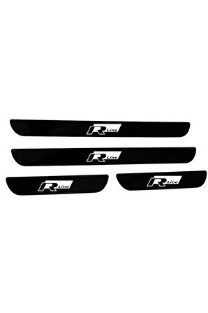 R Line Piano Black Pleksi Eşik Modeli 4 Prç.