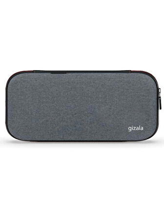gizala Switch 2 Slim Taşıma Çantası + Switch 2 Temperli Cam Ekran Koruyucu 2li Bundle Paket