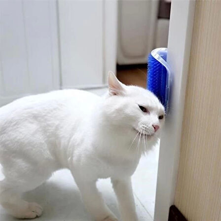 İpek Yıldızı®  Pratik Kedi Tüyü Kaşıma Ve Tarama Aparatı Duvara Monte Kaşıma Aleti