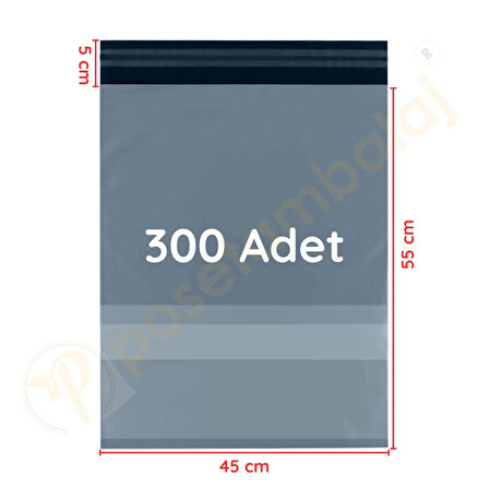 45x55+5 cm (45x60) Cepli Kargo Poşeti 300 Adet