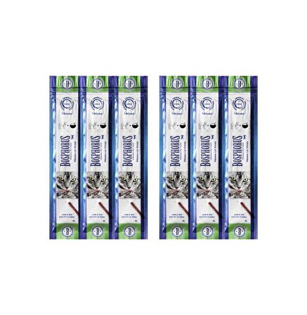 Cat Sticks Lamp Kuzu Etli Kedi Ödül çubukları 10+2 Adet 3 Lü