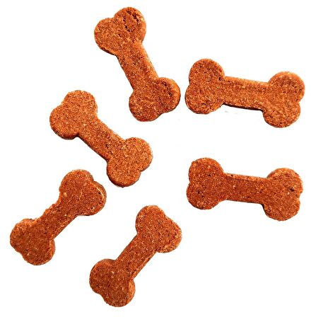 CrazyBones Somonlu Atıştırmalık Yumuşak Köpek Ödül Kemikleri 550 gr Salmone