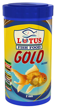 Lotus Gold Natural 1000ml, Goldy Mix Granules 125 ml Japon Balığı Yemi