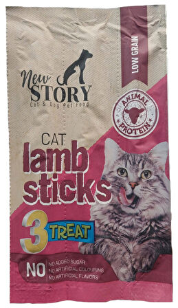 Avida 12li Kuzu, New Story Mix Stick Kedi 9 paket 3x5gr Ödül Çubukları Maması