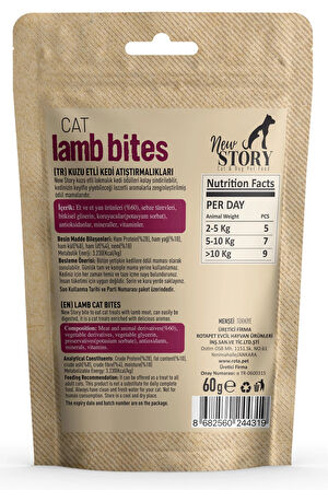 Atıştırmalık Yumuşacık Taneli Kedi Ödülü Lamb-Bites 12li Box,Biyotin Malt 100ml