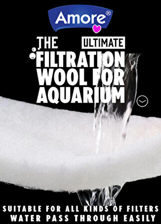 Akvaryum 60gr Silikonsuz Filtre Elyafı 24x240cm Soffice