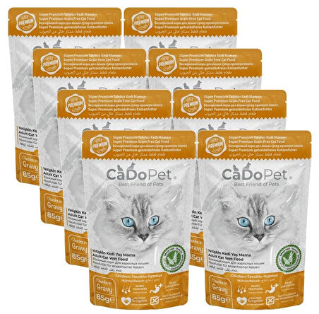 Cado 8li Yavru Kedi Punch Ödül Maması Chicken