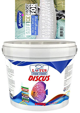Lotus Discus Granulat 4 Kg Granül Kova, Soffice 60gr Elyaf 66x90cm