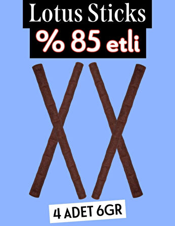 Kuzu Etli Bal Kabaklı 7 adet 4lü Leziz Kedi Sticks Lamb Ödül Çubukları %85 Et ve Türevleri