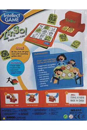 Pinokyo Games - Games - Zingo Bingo - Zingo Tombala - Eğitici Kutu Oyunu