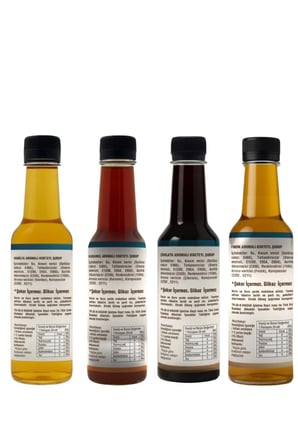 ESPERADO Şekersiz Kahve Şurubu Seti 4'lü 250 ml - Vanilya, Fındık, Karamel ve Çikolata