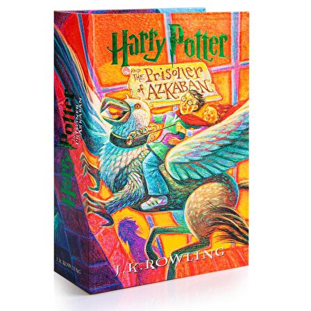 Kitap Görünümlü Kilitli Gizli Kasa Harry Potter Lisanslı Kumbara 