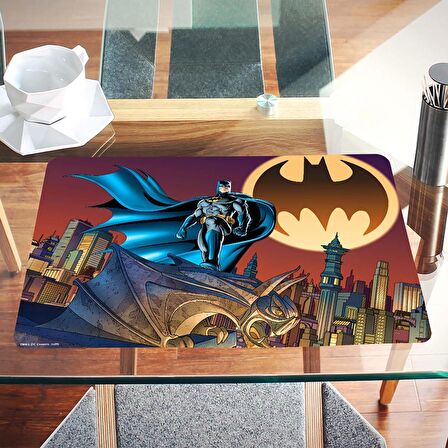 Gifi Batman 31,5x45 cm Dikdörtgen Siyah Silinebilir Desenli Amerikan Servis Takımı Tek Kişilik