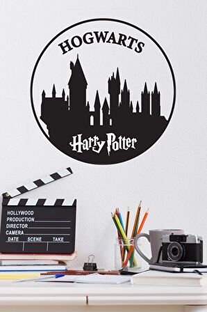 Duvar Sticker Harry Potter Hogwarts Bina Lisanslı Tasarım 30x30cm