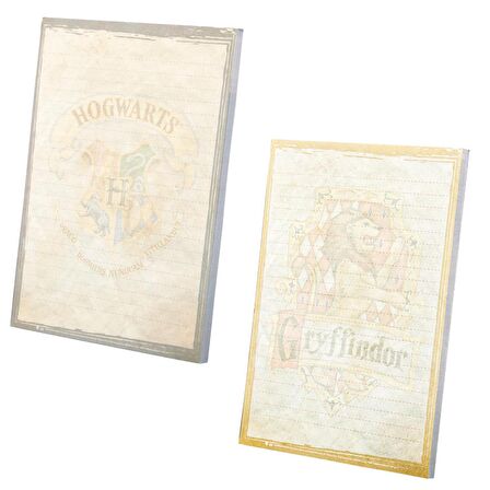 Notepad Harry Potter 2'li Set Özel Tasarım Lisanslı 12 x 17 cm 