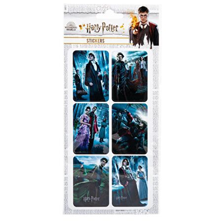 Sticker 3'lü Set Harry Potter Lisanslı Etiket Özel Tasarım