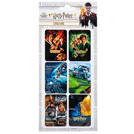 Sticker 3'lü Set Harry Potter Lisanslı Etiket Özel Tasarım