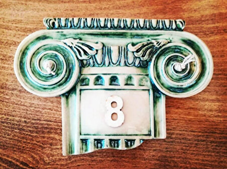 Kapı, Oda Numarası, 16 X 23 X 3 Cm. Ölçülerinde.