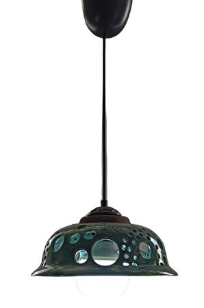 Sarkıt Lamba, Artistik - Çap: 27 Cm, Avize,sarkıt, Seramik, E27 Duy Tesisatlı,