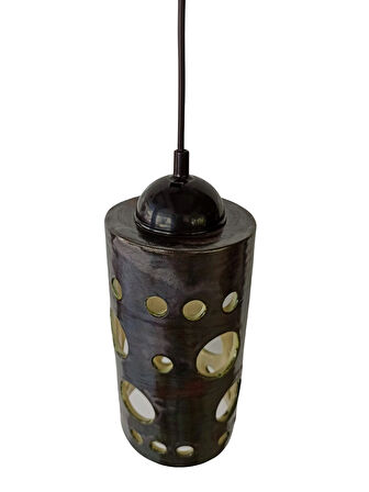 Seramik Sarkıt Lamba, Artistik - Çap: 27 cm, Avize,sarkıt, seramik, E27duy tesisatlı, CE/TSE