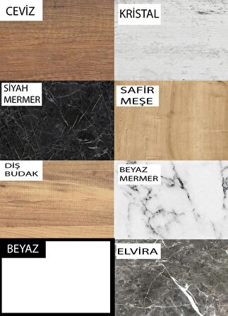 Milano Mdf Barok Ceviz Masa +4 Adet Vera Sandalye Takım 