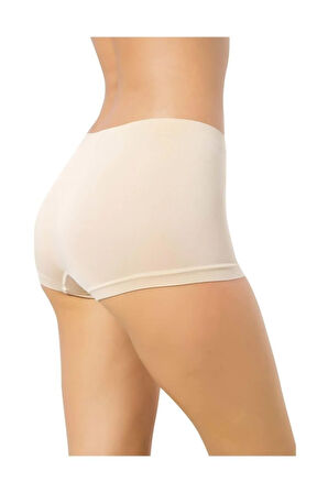 Kadın Ten Dikişsiz Boxer 3000