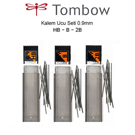 Tombow Kalem Ucu Seti 0.9mm 3 lü  HB,B,2B