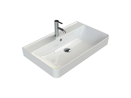 TURKUVAZ Hera Tezgahüstü Lavabo 80x48 cm 