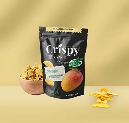 Dondurularak Kurutulmuş Dilim Mango 20 gram