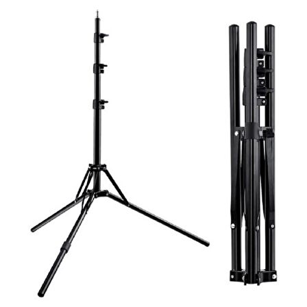 TEWISE Katlanabilir Işık Ayağı-Light Stand (200cm)