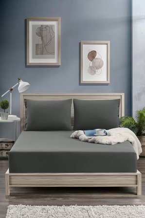 180x200 Ölçü Yastık Kılıflı , Lastikli Çarşaf Takımı %100 penye