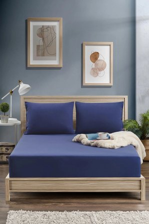  160x200 Ölçü Yastık Kılıflı , Lastikli Çarşaf Takımı %100 penye