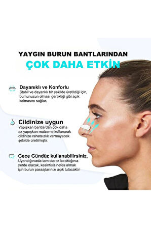 Health Tech Horlama Önlemeye Yardımcı Mıknatıslı Burun Dilatörü 4'lü Set - Siyah-30 lu