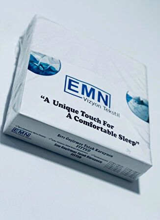 emnvizyontekstil - 100x200 cm Yatak Alezi %100 Sıvı Geçirmez-fıtted
