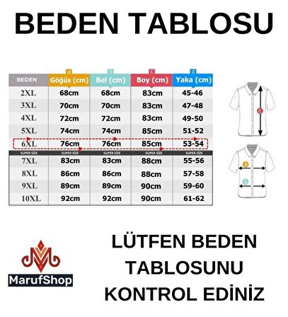 Erkek Büyük Beden 118-191 Kilo Arası İçin Uygun Cepli Klasik Gömlek Lacivert